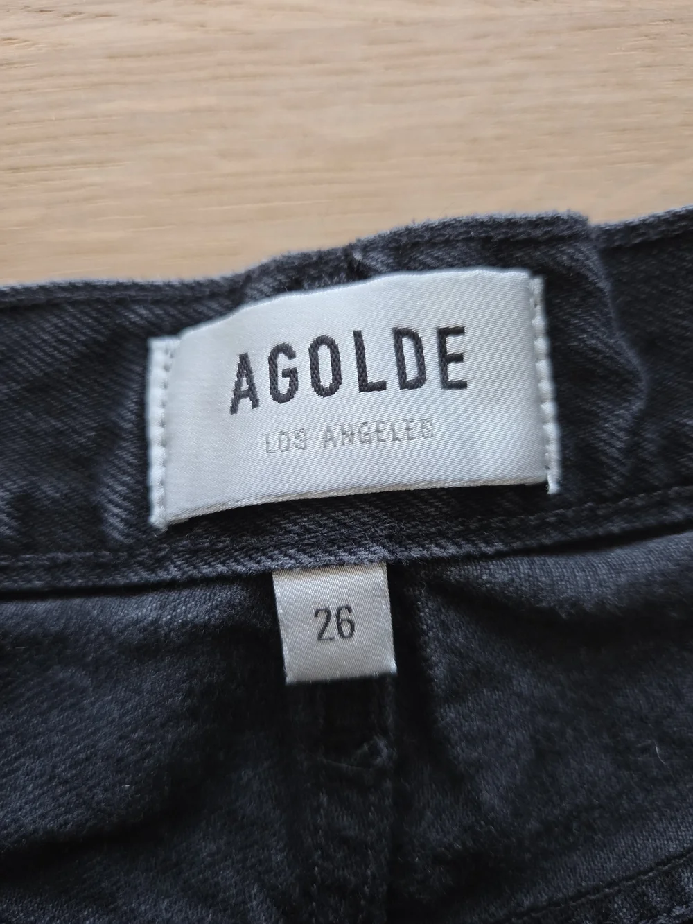 AGOLDE Parker Long denim shorts